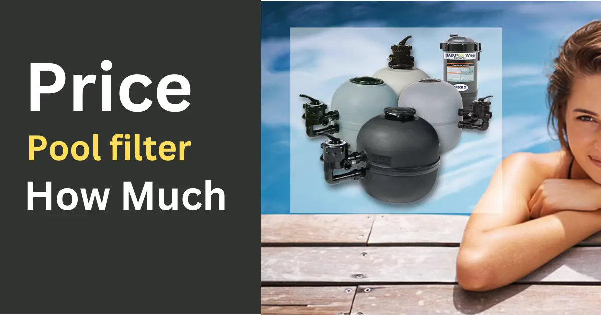 How much does a pool filter cost? – Types of Pool Filters